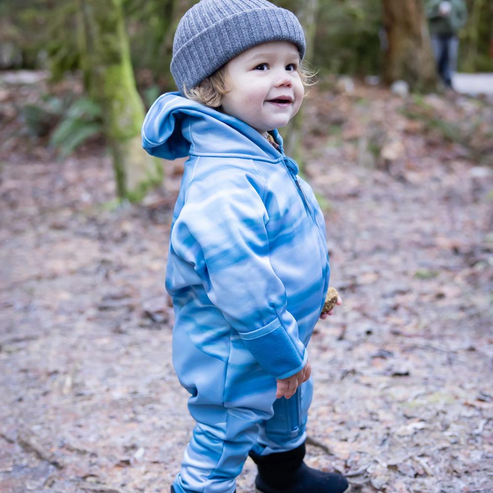 All-Weather Fleece Onesie - Forest Camo