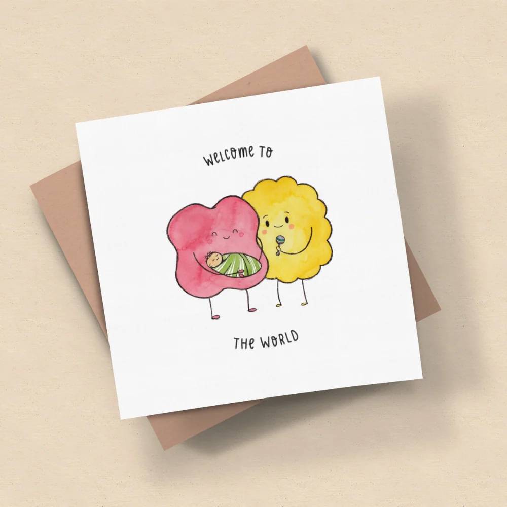 Greeting Card - Welcome to the World