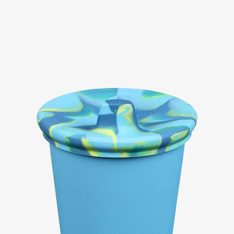 Kids Cup Sippy Lid 2pk - Blue Tie Dye