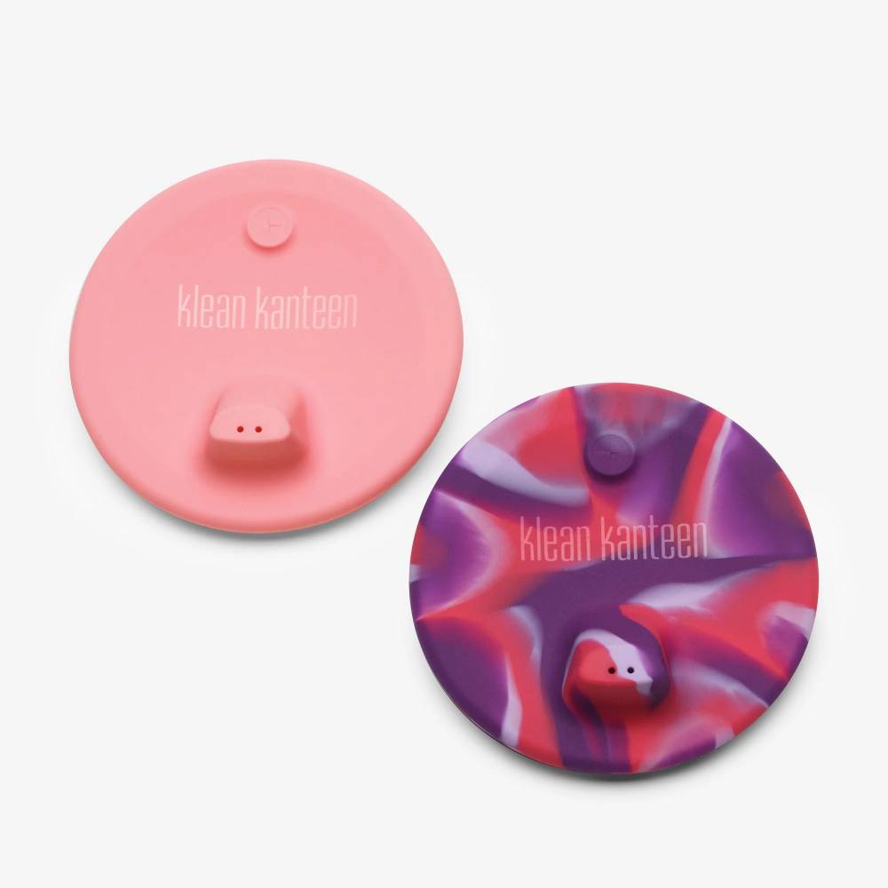 Kids Cup Sippy Lid 2pk - Pink Tie Dye