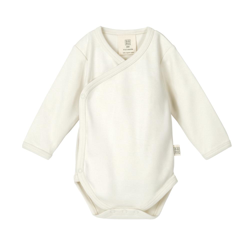 Cotton Kimono Bodysuit - Cream