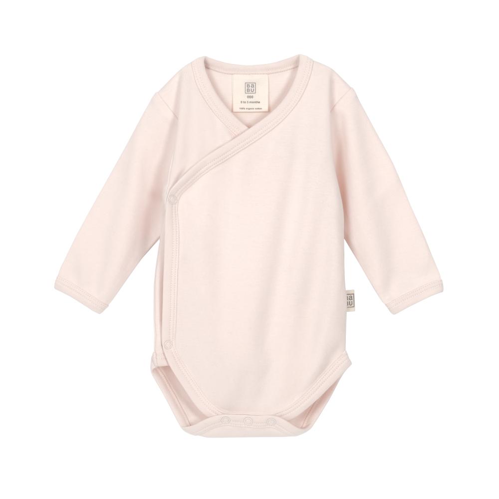 Cotton Kimono Bodysuit - Petal