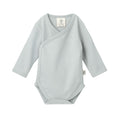 Cotton Kimono Bodysuit - Sky