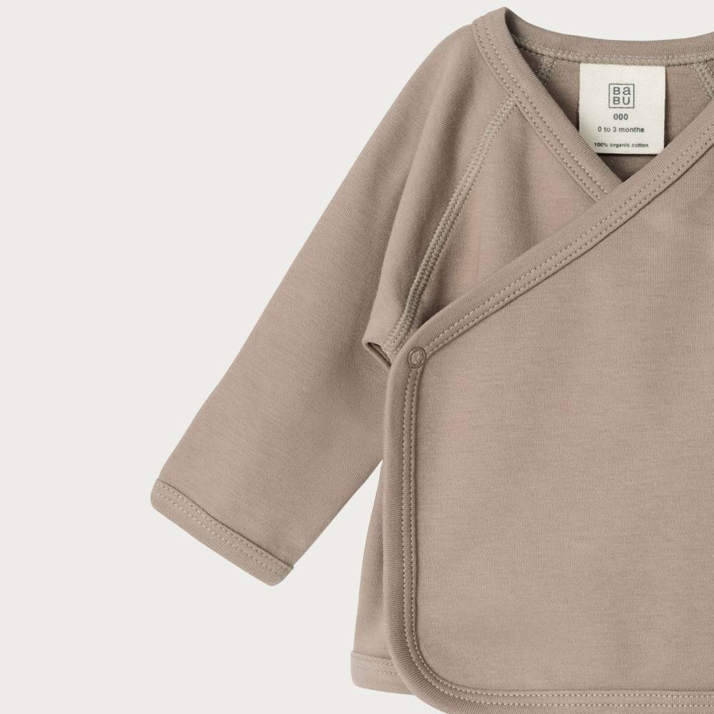 Cotton Kimono Cardigan - Walnut