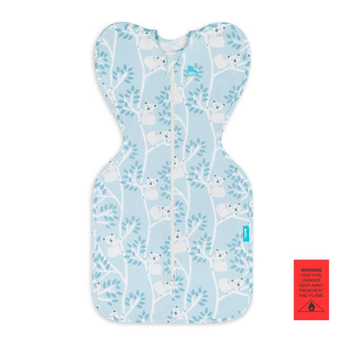 1.0 tog Swaddle Up Limited Edition - Mini Koalas on a white background