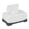 Snow White LUMA Wipes Box on a white background. One-hand opening, keeping baby wipes clean and moist.
