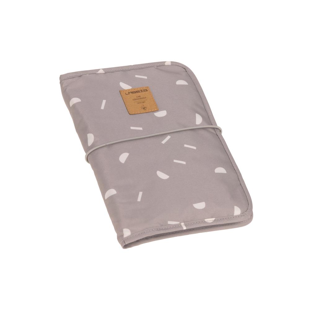 Changing Pouch - Blocks Taupe