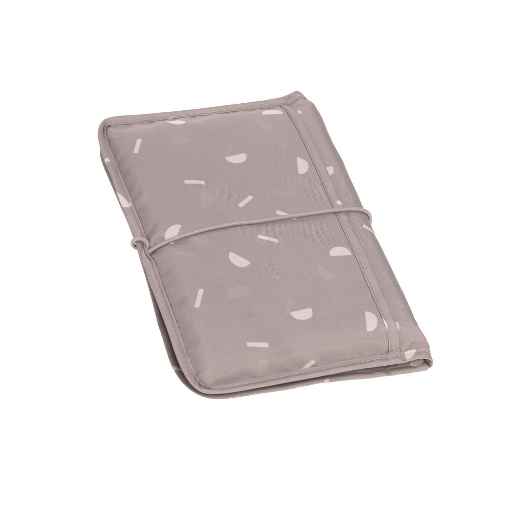 Changing Pouch - Blocks Taupe