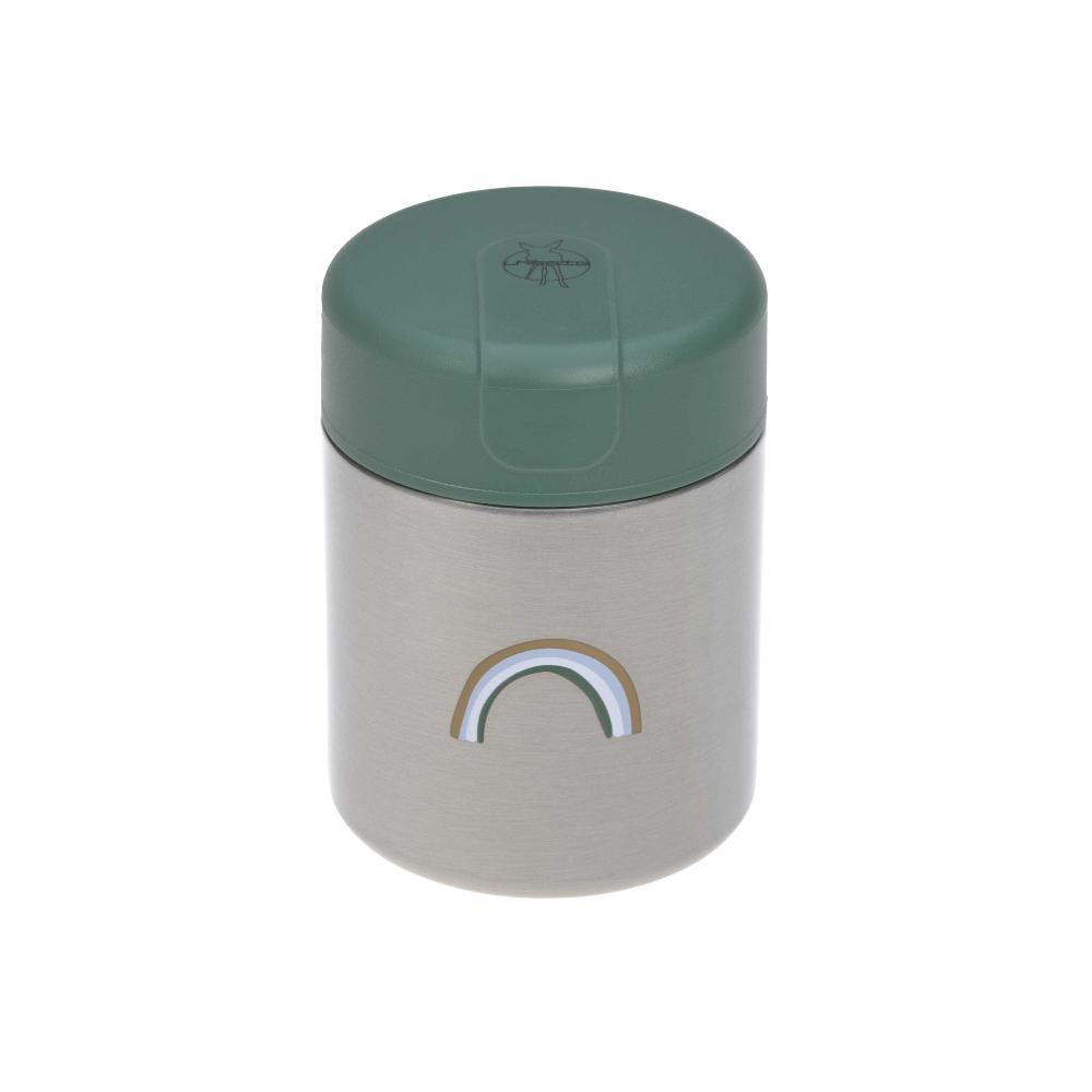 Insulated Food Jar - Happy Rascals Smile Green