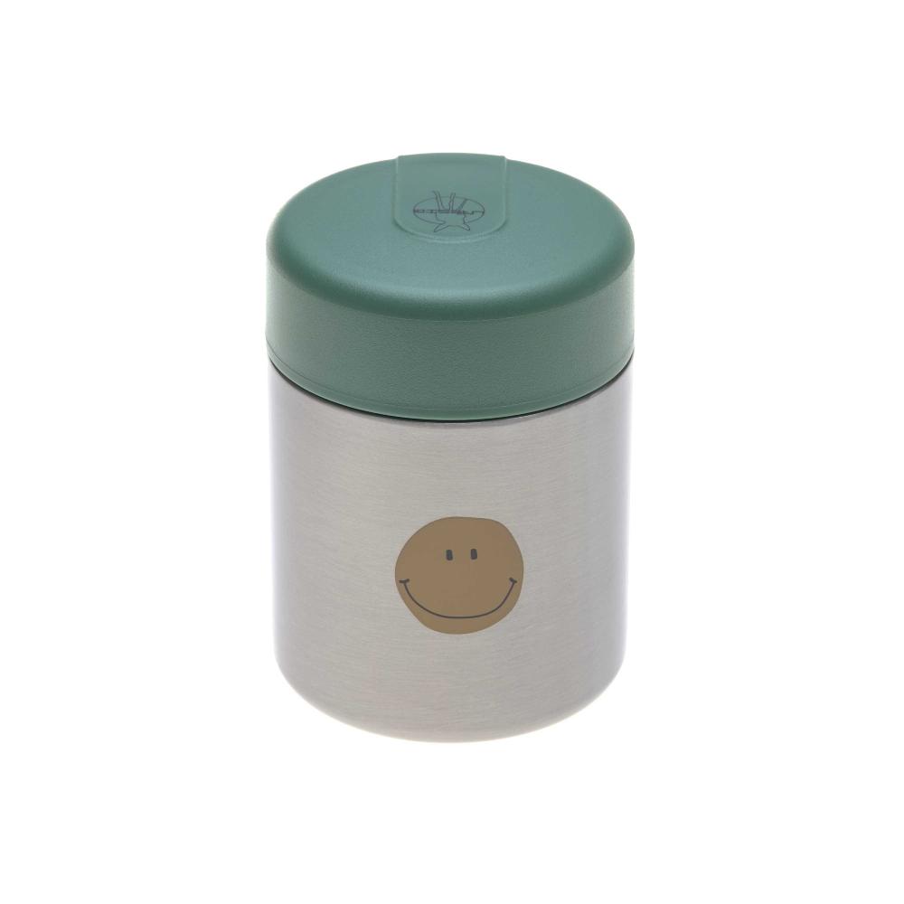 Insulated Food Jar - Happy Rascals Smile Green