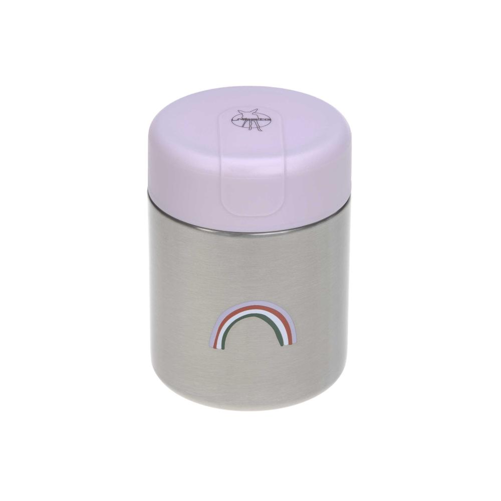 Insulated Food Jar - Happy Rascals Heart Lavender