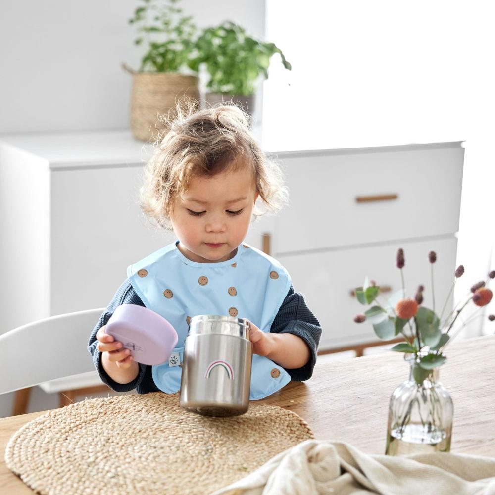 Insulated Food Jar - Happy Rascals Heart Lavender