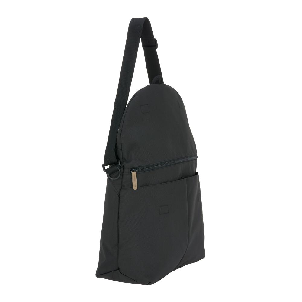 Manu Messenger Nappy Bag - Black