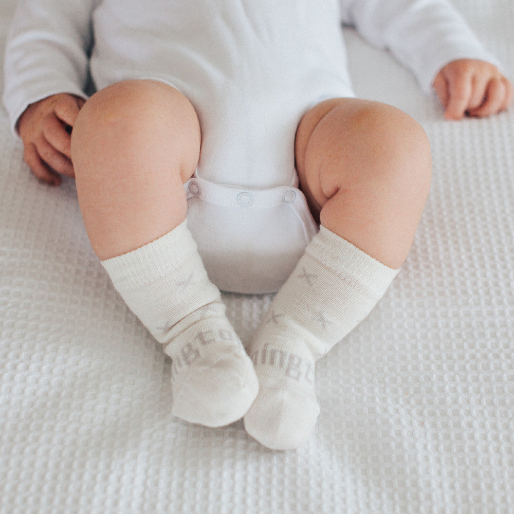 Baby Crew Merino Socks - Fox