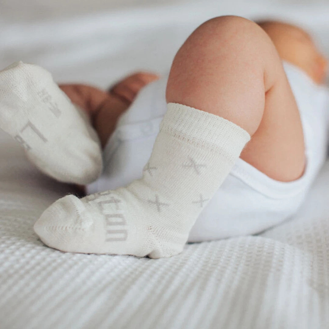 Baby Crew Merino Socks - Fox