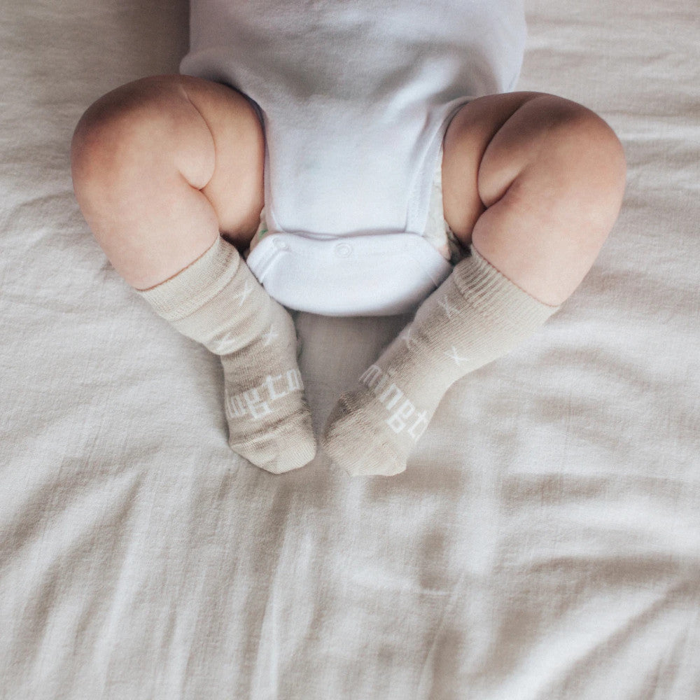 Baby Crew Merino Socks - Ted