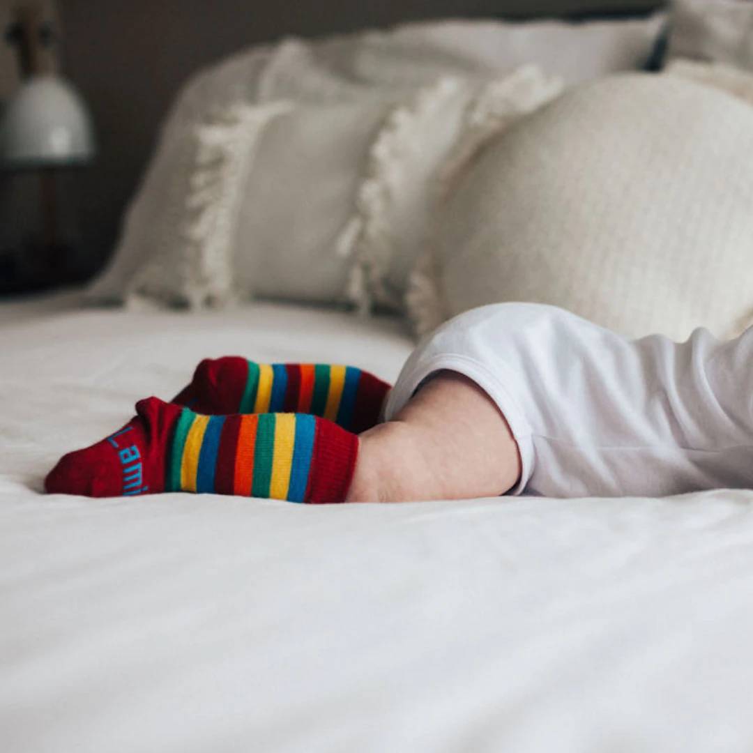 Baby Knee-High Merino Socks - Jester