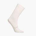 Cream Crew Socks on a white background