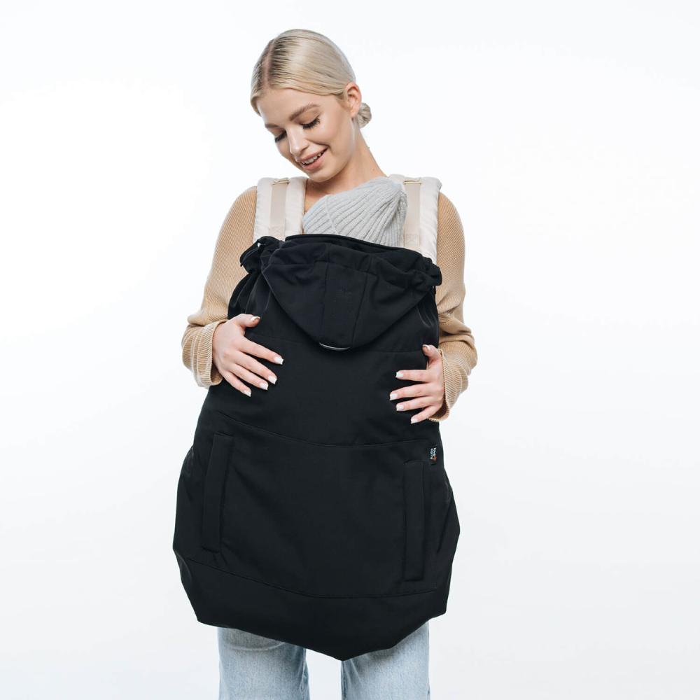 All-Season Softshell Babywearing Cover - Black