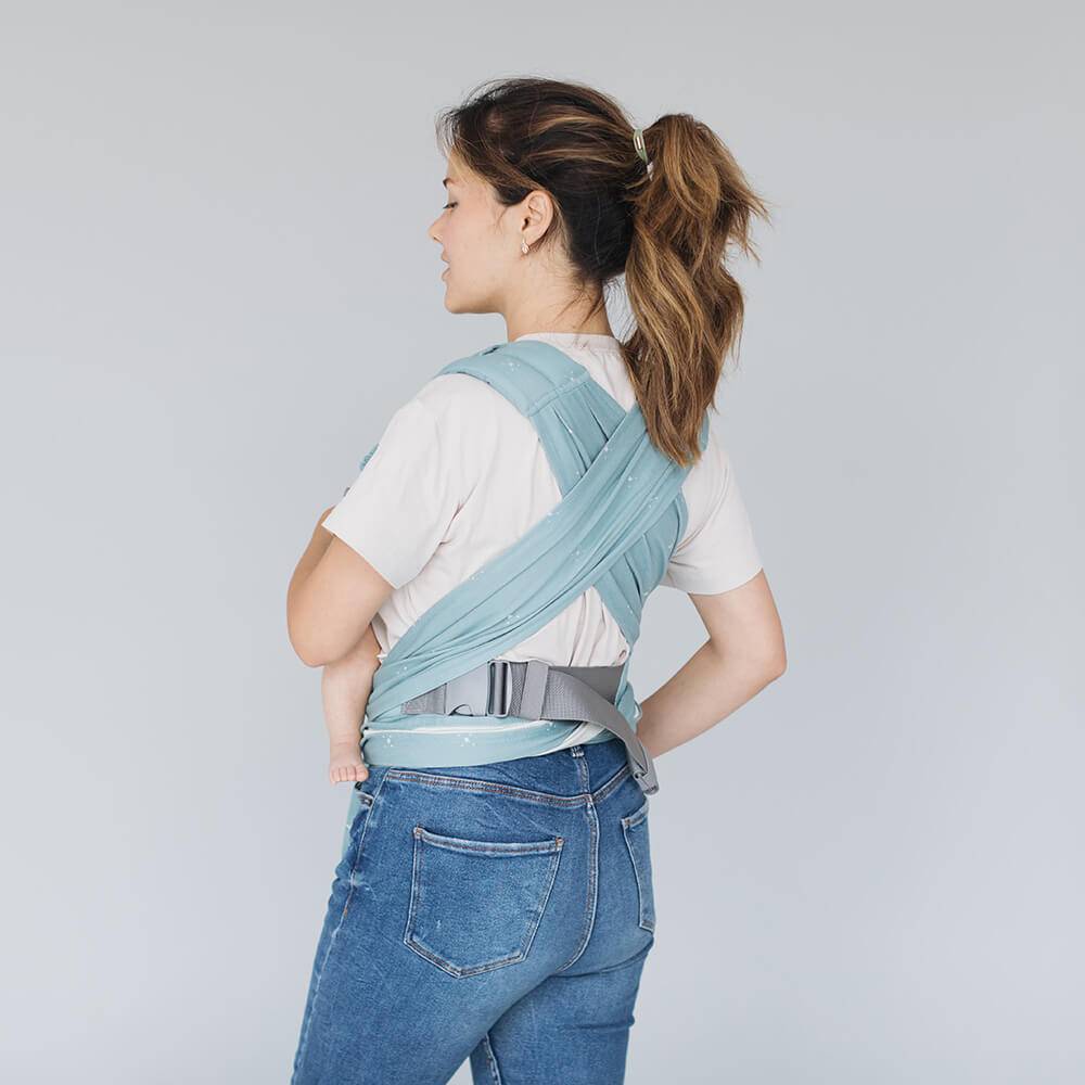 LoveTie Organic Baby Carrier - Aquamarine
