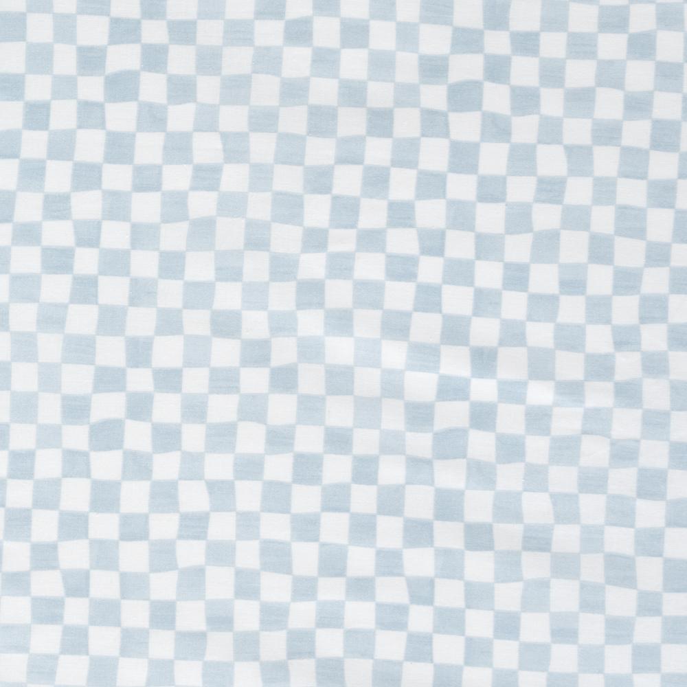 Cotton Cot Duvet Cover - Wavy Check