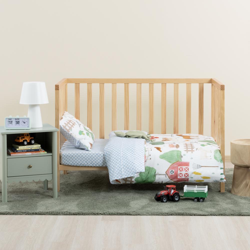 Cotton Cot Duvet Cover - Barnyard Buddies