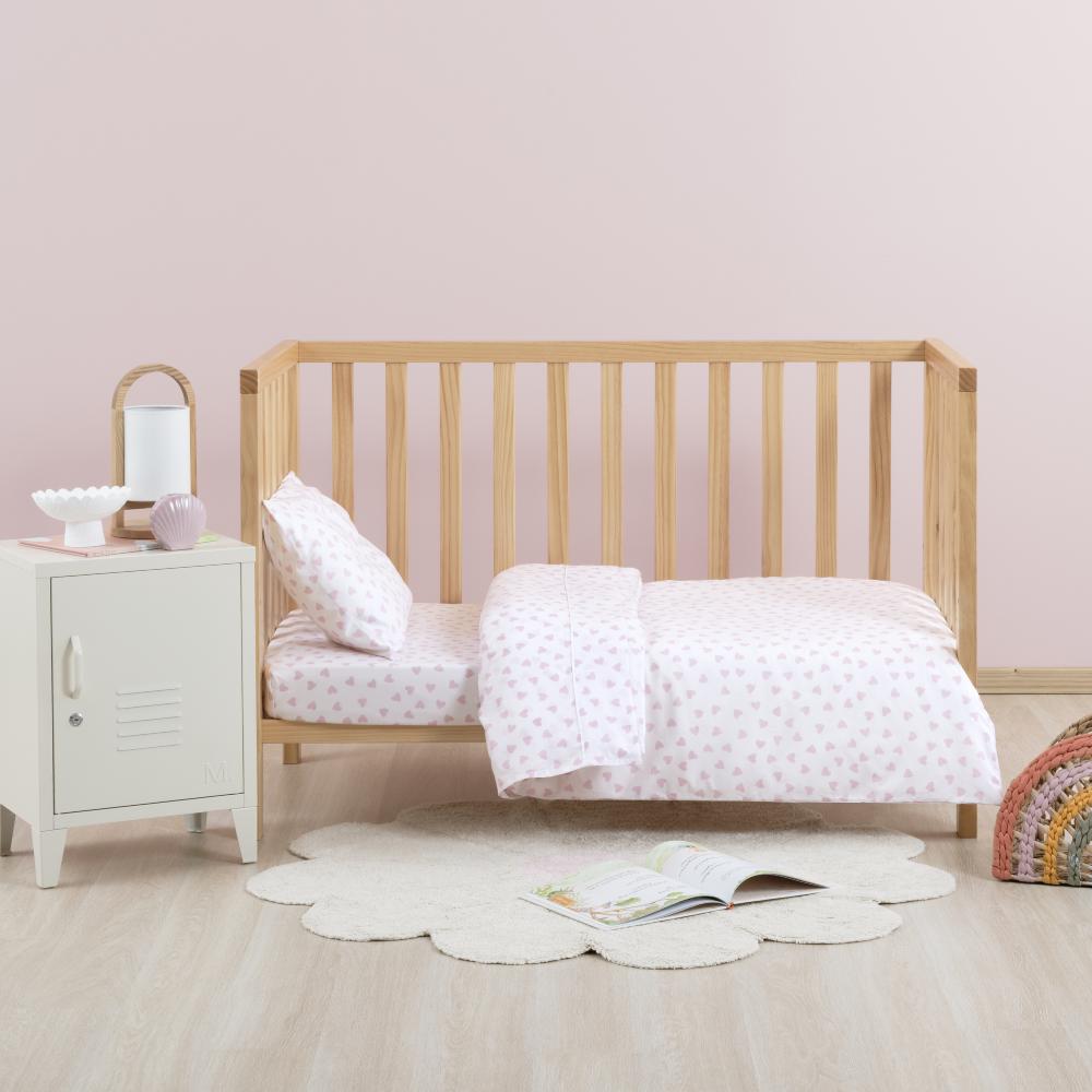 Cotton Cot Duvet Cover - Lots of Love