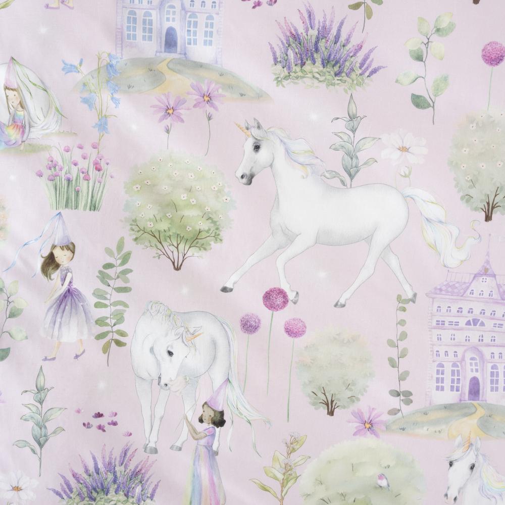 Cotton Cot Duvet Cover - Stardust Garden