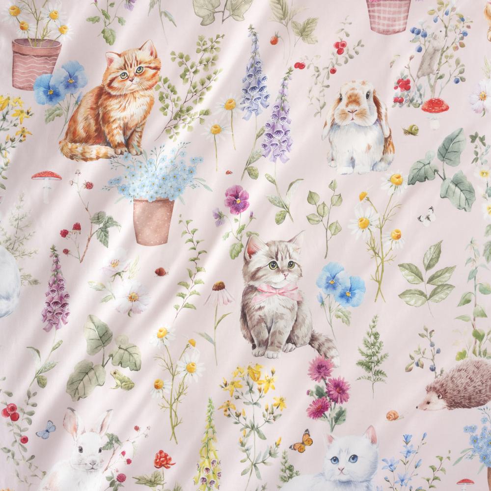 Cotton Cot Duvet Cover - Woodland Whiskers