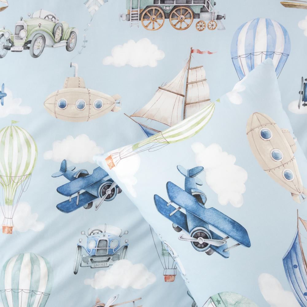 Cotton Duvet Cover Set - Jetset Journey