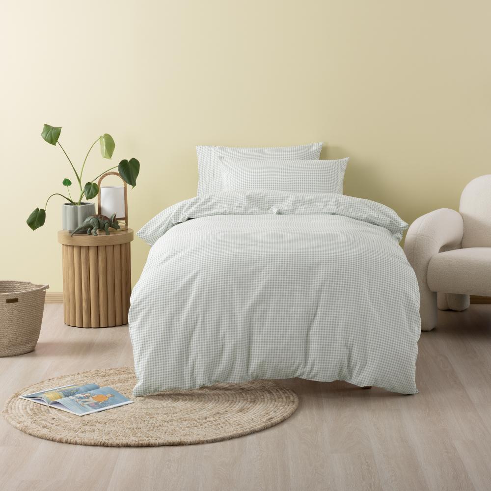 Cotton Duvet Cover Set - Jagger Sage