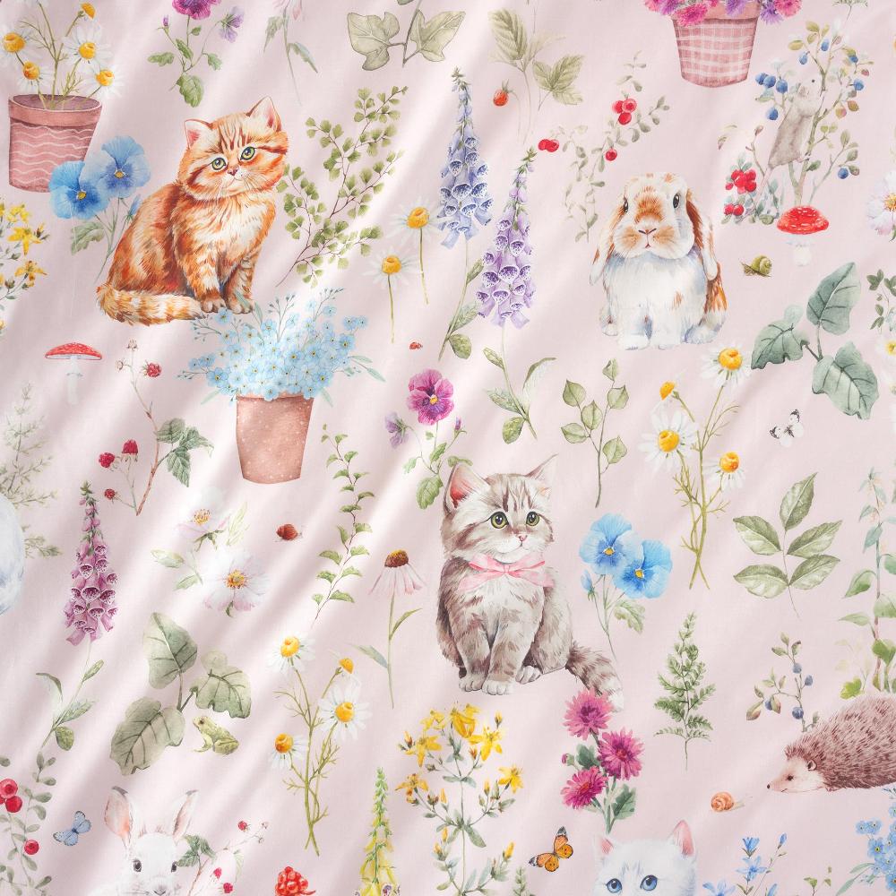 Cotton Duvet Cover Set - Woodland Whiskers