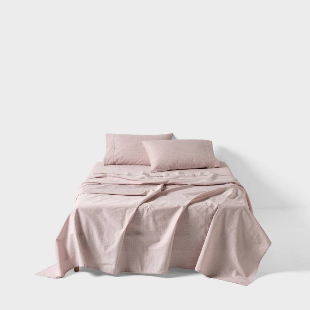 Sheet Set - Volley Check - Orchid