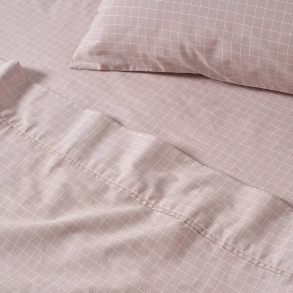 Sheet Set - Volley Check - Orchid