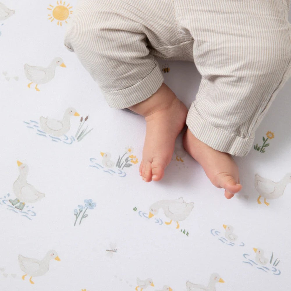 Jersey Fitted Sheet 2pk - Goosey Goosey