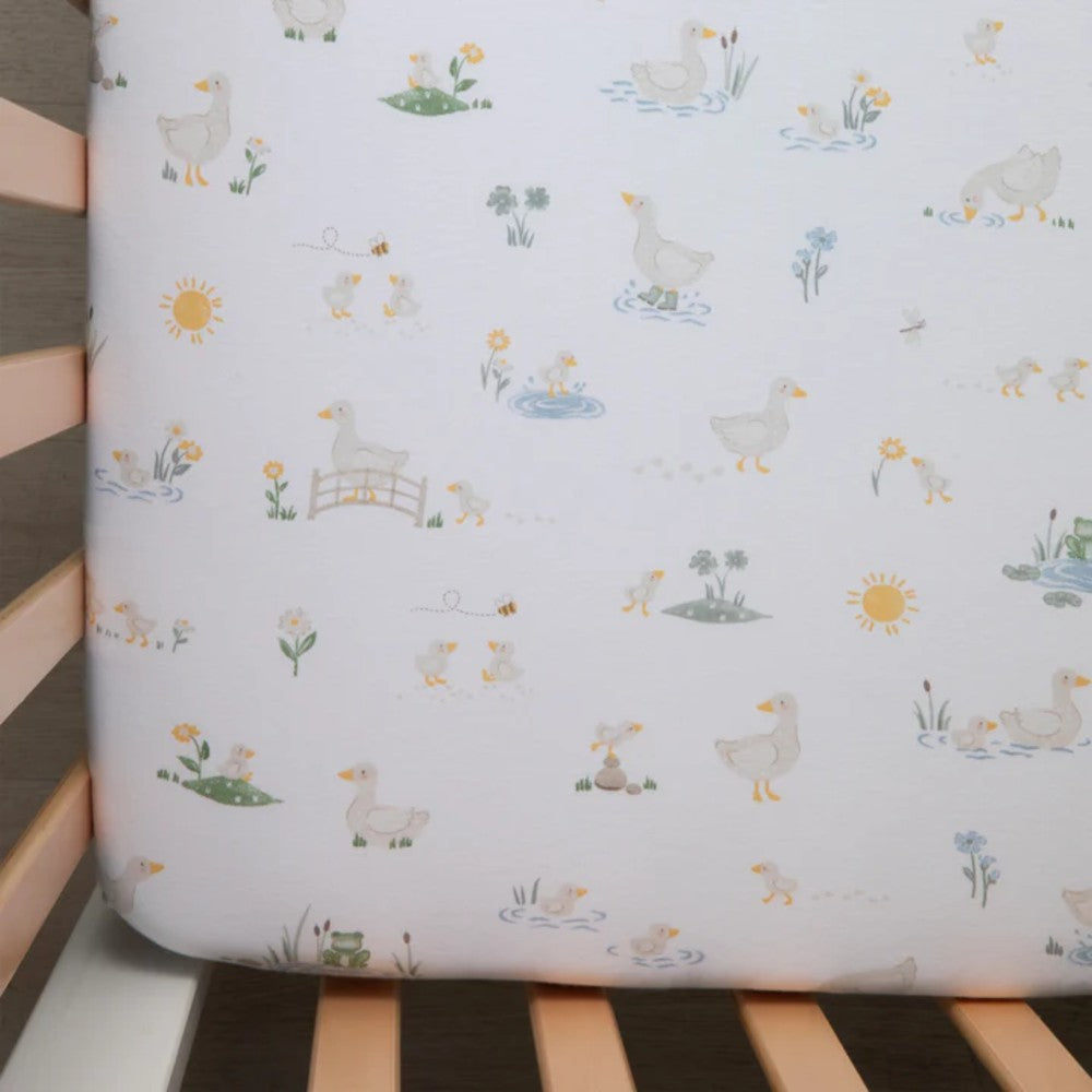 Jersey Fitted Sheet 2pk - Goosey Goosey