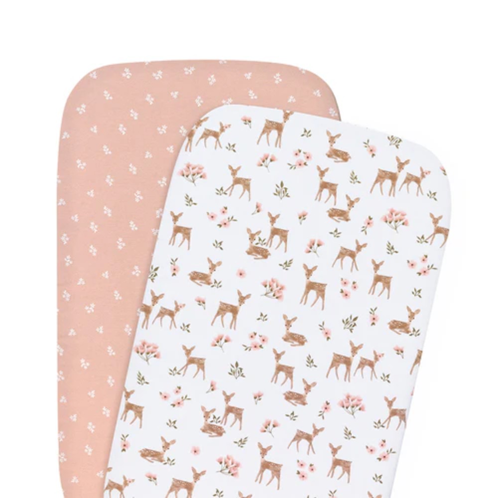 Jersey Fitted Sheet 2pk - Sophia's Garden