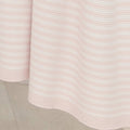 Cotton Knit Stripe Blanket - Pink/White Stripe