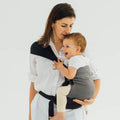 LennyHip Carrier - Herringbone - Ombre Grey