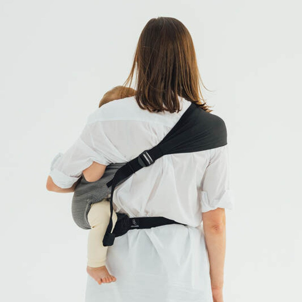 LennyHip Carrier - Herringbone - Ombre Grey