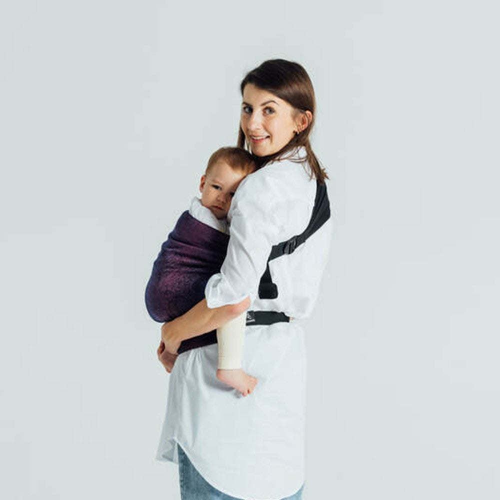 LennyHip Carrier - Jacquard - Wild Wine Bouquet