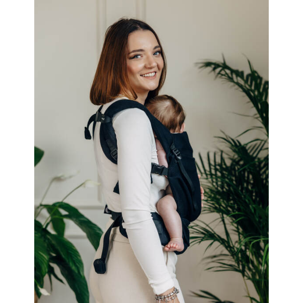 LennyLight Carrier - Herringbone - Little Herringbone Black Ebony