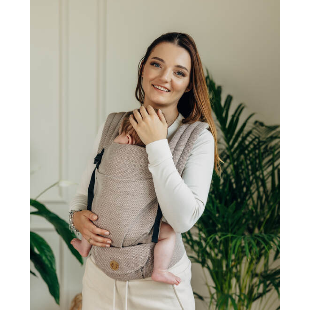 LennyLight Carrier - Herringbone - Little Herringbone Almond