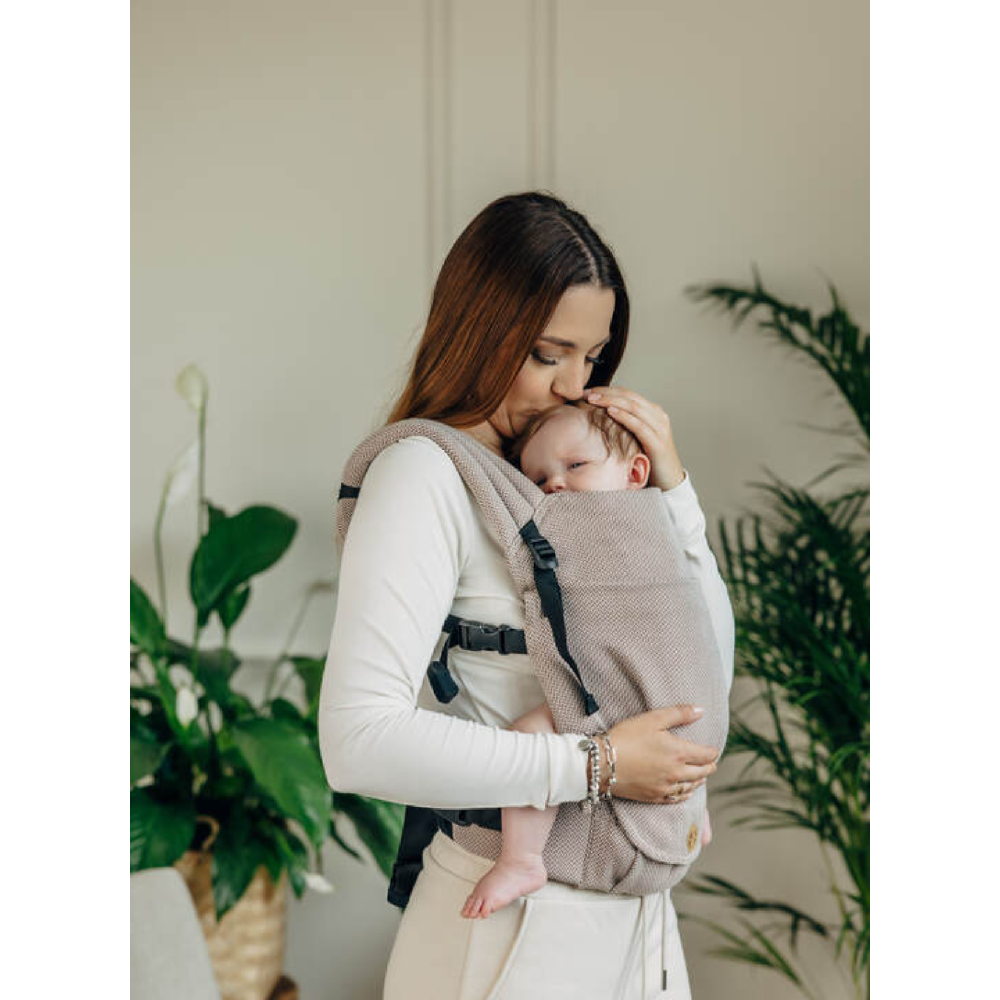 LennyLight Carrier - Herringbone - Little Herringbone Almond