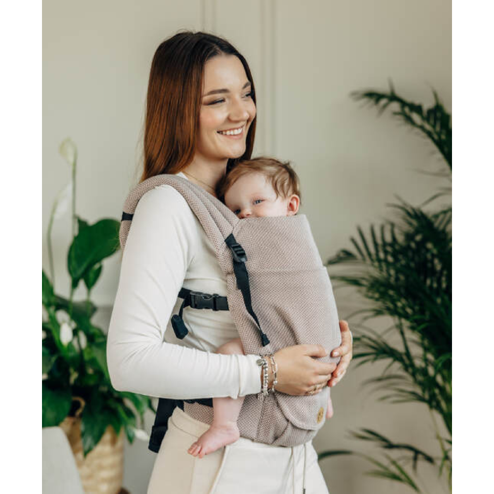 LennyLight Carrier - Herringbone - Little Herringbone Almond