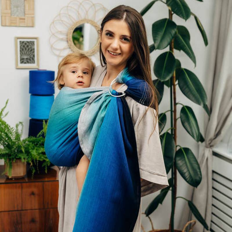 Broken Twill Ring Sling - Airglow
