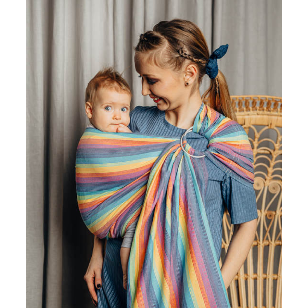 Broken Twill Ring Sling - Luna