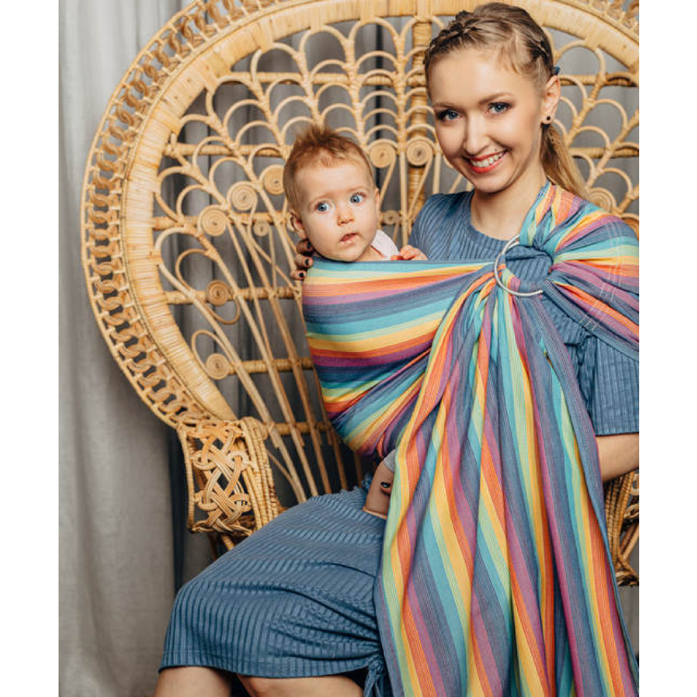 Broken Twill Ring Sling - Luna