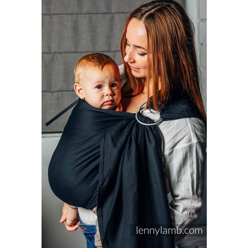 Herringbone Ring Sling - Black Ebony