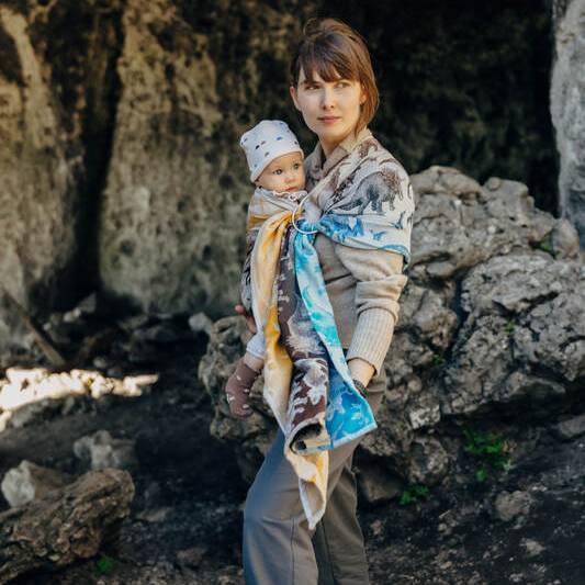 Ring Sling - Jacquard - Jurassic Park - Fossil